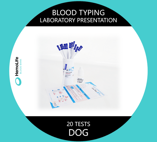 HBB-302 Blood Typing - 20 Test - Laboratory Presentation - DOGS