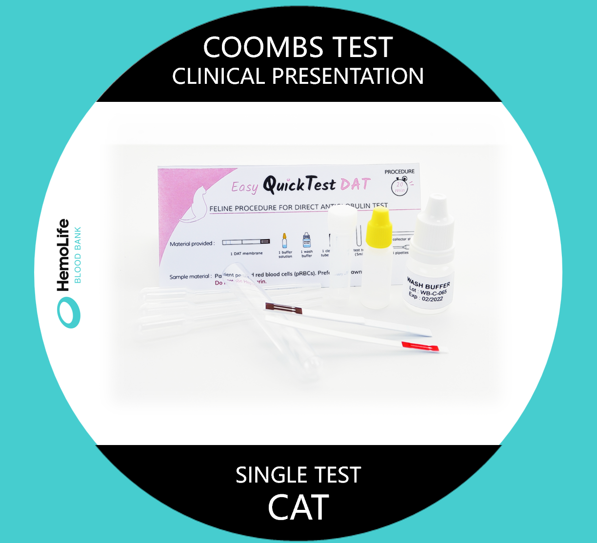 HBB-405 Coombs Test- 1 Test - Clinical Presentation - CATS