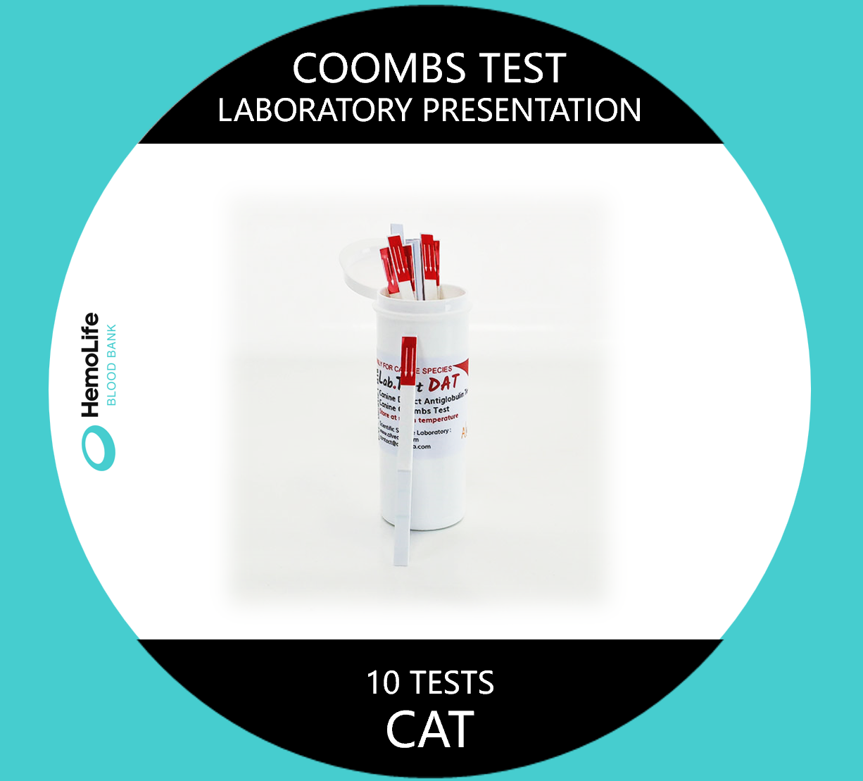 HBB-406 Coombs Test - 10 Test - Laboratory Presentation - CATS